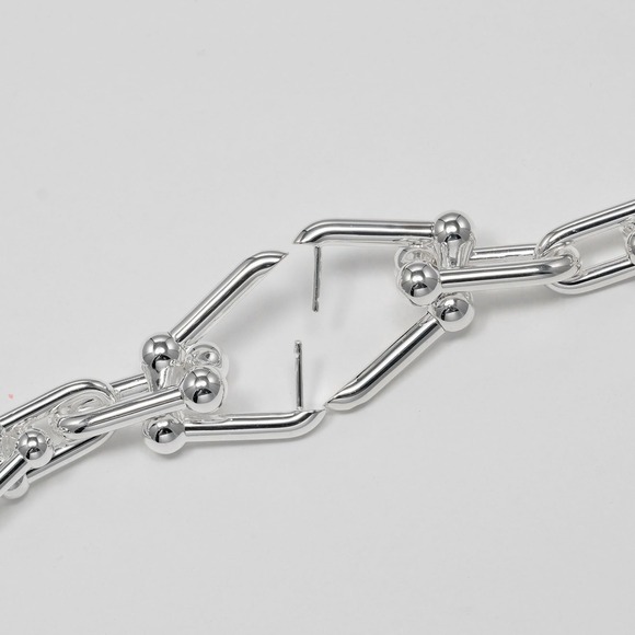 TIFFANY Silver Earrings - Picture 5 of 8